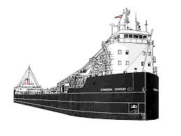 canadian century vector drawing great lakes ships lake boat upper lake
