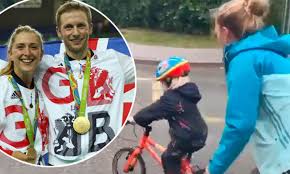 The couple lives near knutsford in cheshire. Olympians Laura And Jason Kenny Share Their Joy As Son Albert Learns How To Ride A Bike In Lockdown Daily Mail Online