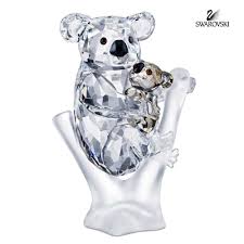 Swarovski Crystal Animal Figurine Koalas Bears Mother Baby 955423 Swarovski Crystal Figurines Crystal Figurines Swarovski Crystals