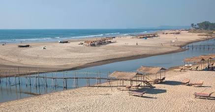 Mandrem Beach along the Pernem coastline, AI generated