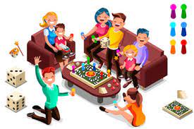 Ya no te hará falta estar acompañado para jugar a tus juegos de mesa favoritos porque ahora podrás. 23 262 Familia Jugando Vectores Ilustraciones Y Graficos 123rf