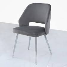 Use them in commercial designs under lifetime, perpetual & worldwide rights. Aurelia Grey Dining Chair With Velvet Upholstered Seat And Chrome Legs Picture Perfect Home