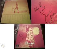 Being with you longing for something to happen biting my tongue hoping to get a reaction atmosph. Emma Bunton Autographed Free Me Album Lp 249523356