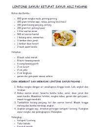 Langsung saja, berikut ini adalah. Resep Bikin Lontong Sayur