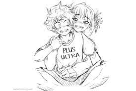 Free My Hero Academia Coloring Pages Characters Sketch Printable For Kids And Adults Coloring Pages Horse Coloring Pages My Hero