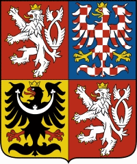 Flaga standardowo ma tunel na drzewiec. Flaga Czech Czechy W Informacjach Geograficznych