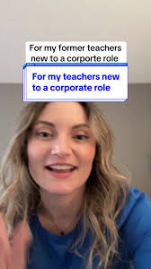 Former Teacher First Corporate Job