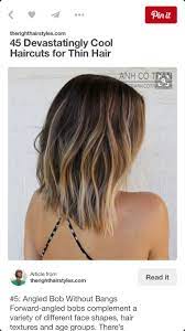 Pin By Cecile On Hair Hair Styles Short Hair Styles Thin Hair Haircuts