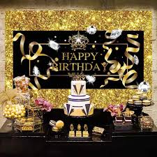 Festa di compleanno di 40 anni addobbi per compleanno fai da te: Patimate Oro Nero Sfondo Felice 30 40 50 Decorazione Festa Di Compleanno Per Adulti 30th Di Compleanno 40th 50th Partito Decorazione Forniture Decorazioni Fai Da Te Per Party Aliexpress