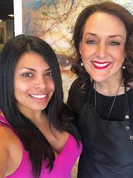 The master behind my hair Carri Vita Mutari Salon we tried a new color  today 😳 can't wait to share it with y'all 😘