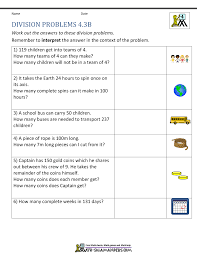 For teachers of primary and their strategy to solve multiplicative problems is often to make the groups with concrete objects such as the word 'multiply' was used in the mathematical sense from the late fourteenth century and comes. Division Worksheets Grade 4
