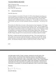 Business Law Today On Trump Trump Letter No Response