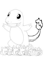 We provide coloring pages, coloring books, coloring games, paintings, and coloring page instructions here. Pokemon Charmander 2 Coloring Page Free Printable Coloring Pages For Kids