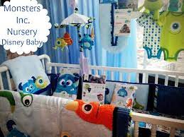 Disney Baby Monsters Inc Nursery Bedding And Theme Monstersuevent Classy Mommy Disney Themed Nursery Baby Disney Baby Boy Room Nursery