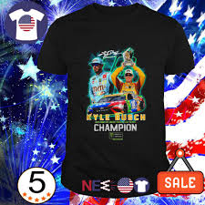 Kyle busch and carl edwards are playing cops in the new nascar based movie lucky logan. Kyle Busch 2019 Monster Energy Nascar Cup Series Champion Shirt Hoodie Sweater And V Neck T Shirt