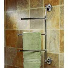 A towel rail will heat a bathroom efficiently, provided that it's sized correctly for the space it's in. Towel Racks For Small Bathrooms Stone S Finds