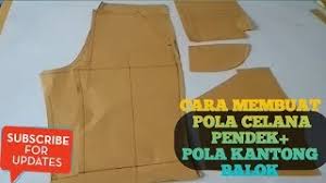 Check spelling or type a new query. Cara Membuat Pola Celana Pendek Pola Kantong Balok Youtube