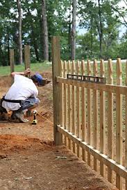 A picket fence can be a beautiful and traditional looking addition to your home. How To Build A Picket Fence Ashley Hackshaw Lil Blue Boo