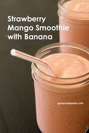 Strawberry Mango Smoothie With Banana Recipe Strawberry Mango Smoothie Mango Banana Smoothie Mango Smoothie