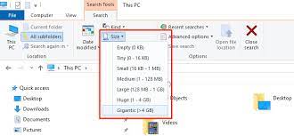 How do you find files on a computer ? 4 Ways To Find Large Files In Windows 10