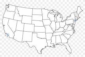 High resolution us map blank. 8716423 Blank Us Map Transparent Background Clipart 4489232 Pikpng