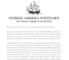 Barack obama hat das ansehen amerikas poliert. Sverige Amerika Stiftelsen The Sweden America Foundation