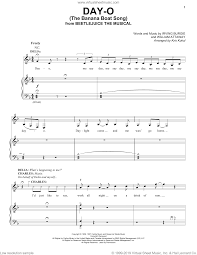 Beetlejuice the musical home lyrics. Perfect Day O The Banana Boat Song From Beetlejuice The Musical Arr Kris Kulul Sheet Music For Voice And Piano