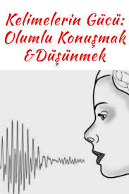 Kelimelerin Gucu Olumlu Konusmak Ve Olumlu Dusunmek Pozitiflik Olumlamalar Pozitif Dusunceler