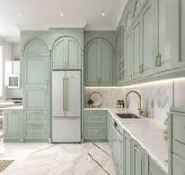 High Quality Kitchen Green Cabinets for Modern Home Furnishings