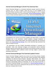 Speed up your downloads and manage them. Internet Download Manager 6 38 With Free Download Here By Amber Rose Issuu