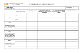 8d Problem Solving Process Excel Templates Excel Flevypro Document Flevy