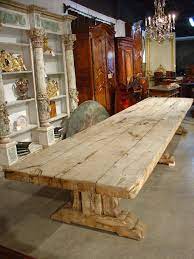 Massive Antique Stripped Oak Dining Table From France Oak Dining Table Dining Table Modern Dining Room Tables