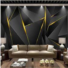 Check spelling or type a new query. Custom Wallpapers Modern Black Gold Atmospheric Background Wall 3d Background Wall Painting Modern Wallpaper For Living Room From Yyyy2015 12 31 Dhgate Com