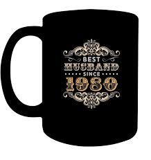 38th Wedding Anniversary Gift 38 Yrs Best Husband Since 1980 Coffee Cups M 38th Wedding Anniversary 11th Wedding Anniversary Gift 10th Wedding Anniversary Gift