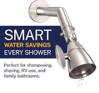 Shower Head Shut-Off Valve Brushed Nickel