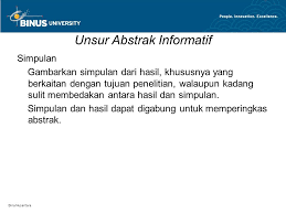 .sh, mh contoh abstrak informatif, abstrak indikatif dan resensi bukujmp bp2tri ratnaj3e113067 program keahlian supervisor jaminan mutu panganprogram diplomainstitut pertanian bogor2015 1. Pembuatan Dokumentasi Informasi Abstrak Kata Kunci Pertemuan Ppt Download