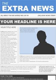 Citing newspapers in apa (american psychological association) style is a critical procedure within if an article appears on discontinuous pages, give all page numbers, and separate the numbers with a. 12 Newspaper Front Page Templates Free Sample Example Format Download Free Premium Templates