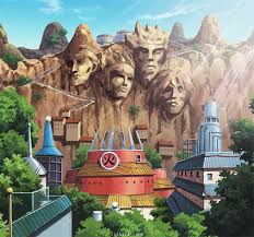 Konohagakure Pemandangan Anime Gambar Anime Pemandangan