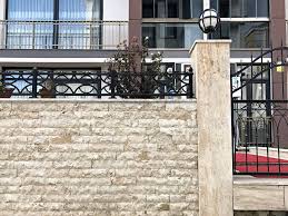 Bahce Duvari Traverten Patlatma Dogal Tas Kaplama Bahce Urunleri Bahce Dekorasyon Galeri Duvar Bahce