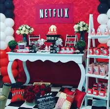 Netflix Birthday Party Ideias De Tema De Festa Festa De Aniversario Em Casa Festa De Aniversario Tumblr