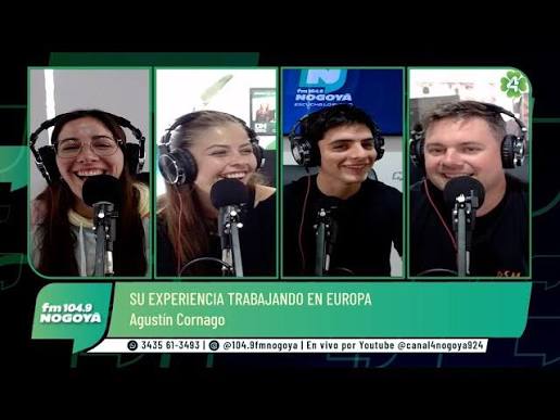 LA MAÑANA DE LA 104.9 - Su experiencia trabajando en Europa | Agustín Cornago