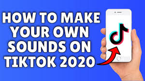 How To Make Your Own Sounds On Tiktok 2020 Create Original Tik Tok M In 2020 Tik Tok Music Make It Yourself Make Your Own