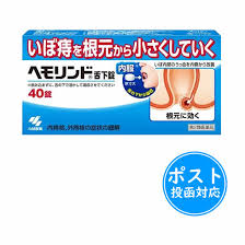 しつこく繰り返すいぼ痔に ヘモリンド舌下錠40錠 セール品 ポスト投函 送料198円 第2類医薬品