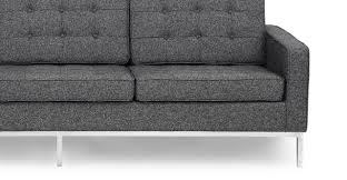 Black And White Houndstooth Sofa Kardiel Florence Knoll Style Sofa 3 Seat Carbonite Houndstooth Twill Be Sure To Check Out This Awesome Product It Is An Af Florence Knoll Leather Sofa Sofa