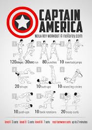 Captain America Workout Neila Rey Workout Captain America Workout Superhero Workout