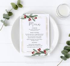Christmas Menu Template Christmas Menu Printable Christmas Etsy In 2021 Christmas Party Menu Christmas Menu Christmas Templates