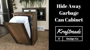I enjoyed working on this project, and our garbage can opener. Yes Dear Hide Away Garbage Can Cabinet Youtube