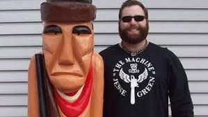 With a log and a chainsaw, a part of Raynham's past comes back to life