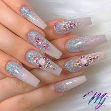 Try To Be A Rainbow In Someone S Cloud Tucsonnails Tucsonnails Tucson Tucsonaz Blingnai Gem Nails Gorgeous Nails Acrylic Nail Designs