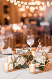 Trending 20 Industrial Geometric Wedding Centerpieces For 2021 Emmalovesweddings Candle Wedding Centerpieces Wedding Centerpieces Flower Centerpieces Wedding